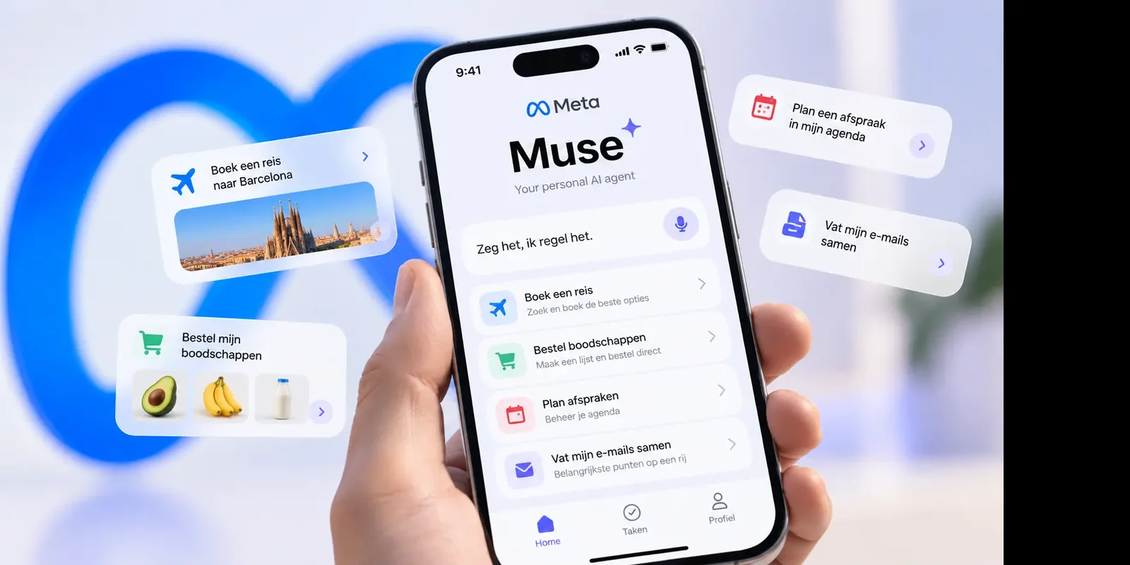Muse AI van Meta, de persoonlijke AI-agent die taken zelfstandig uitvoert