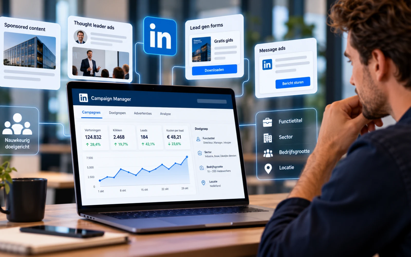 LinkedIn adverteren: kosten, mogelijkheden en wanneer het loont