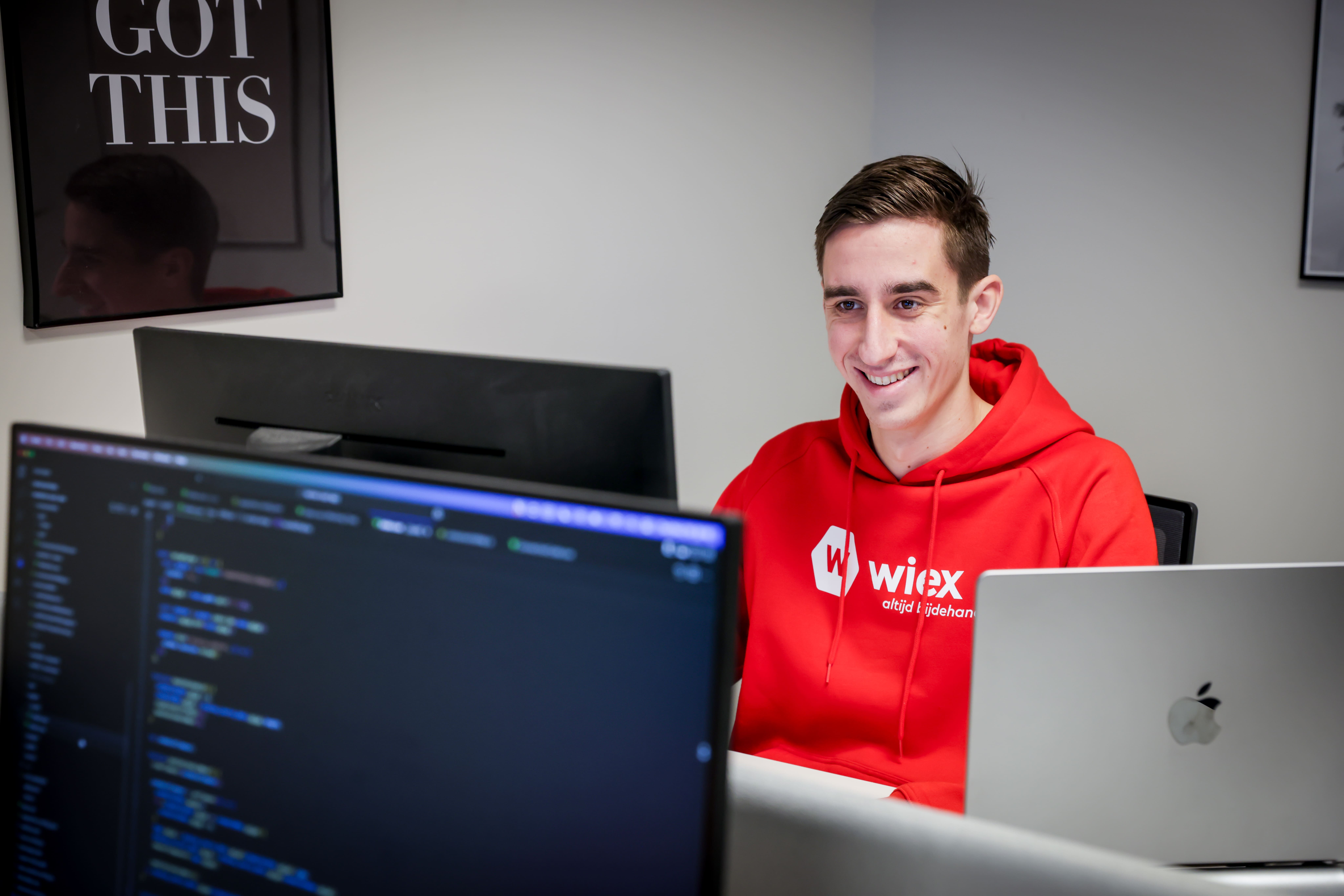 Wiex team aan het werk